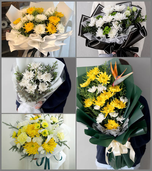 江苏常州金坛区直溪镇白事花束代送